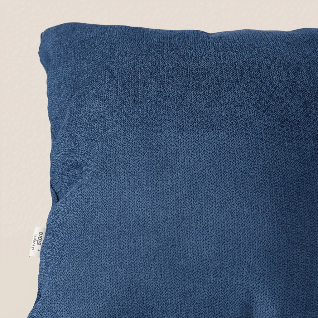 Destiny cuscino disponibile in diversi colori realizzato in tessuto morbido impermeabile T02 blu