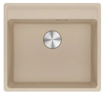 Lavello integrato 1 vasca FRANKE Maris fragranite L 51 x L 56 cm beige