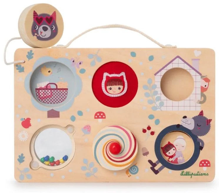 Lilliputiens - Activity Board - Cappuccetto Rosso e Louis il lupo