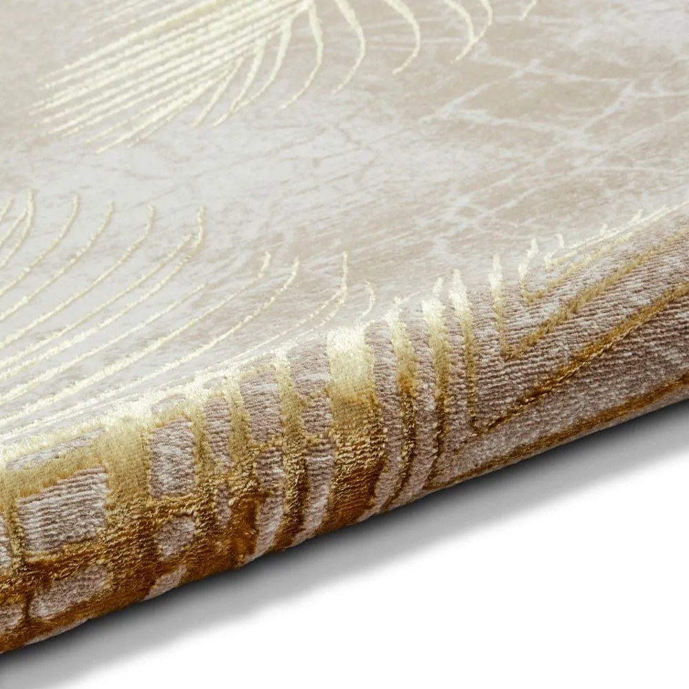 Tappeto beige/oro 170x120 cm Creation - Think Rugs