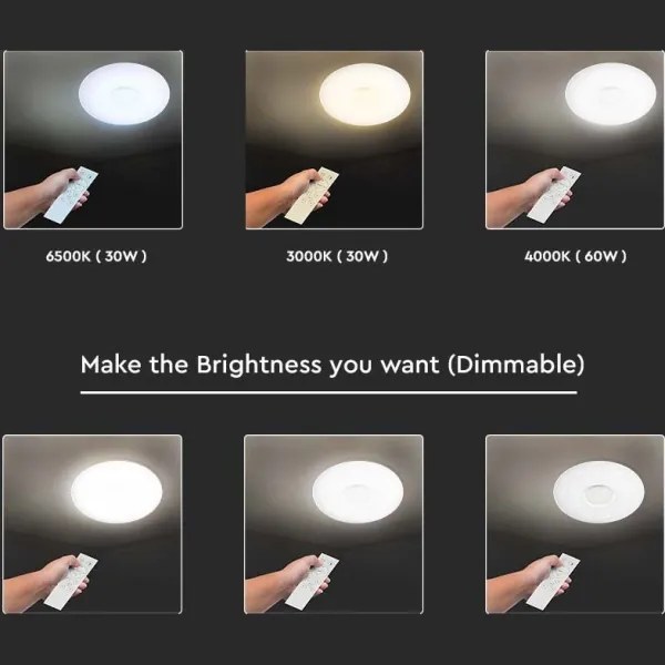 Plafoniera LED dimmerabile LED/40W/230V 3000K/4000K/6500K + +TC