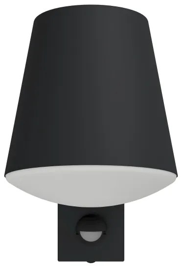 Eglo 97451 - Applique da esterno con sensore CALDIERO 1xE27/10W/230V IP44