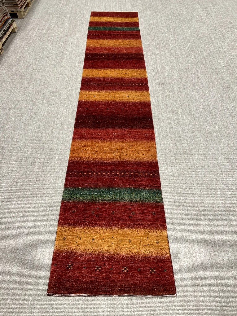 Loribaft Tappeto 90 x 480 (Iran) Annodato A Mano