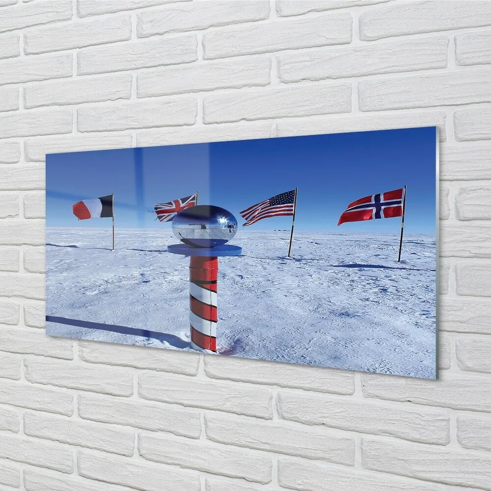 Quadro su vetro Bandiera del brasile 120x60 cm