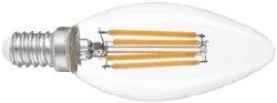 Lampadina led filamento candela e14 3w 485lm 4000k 300° 36x98mm 300...