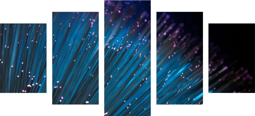 Quadri 5 pezzi – Fibra ottica