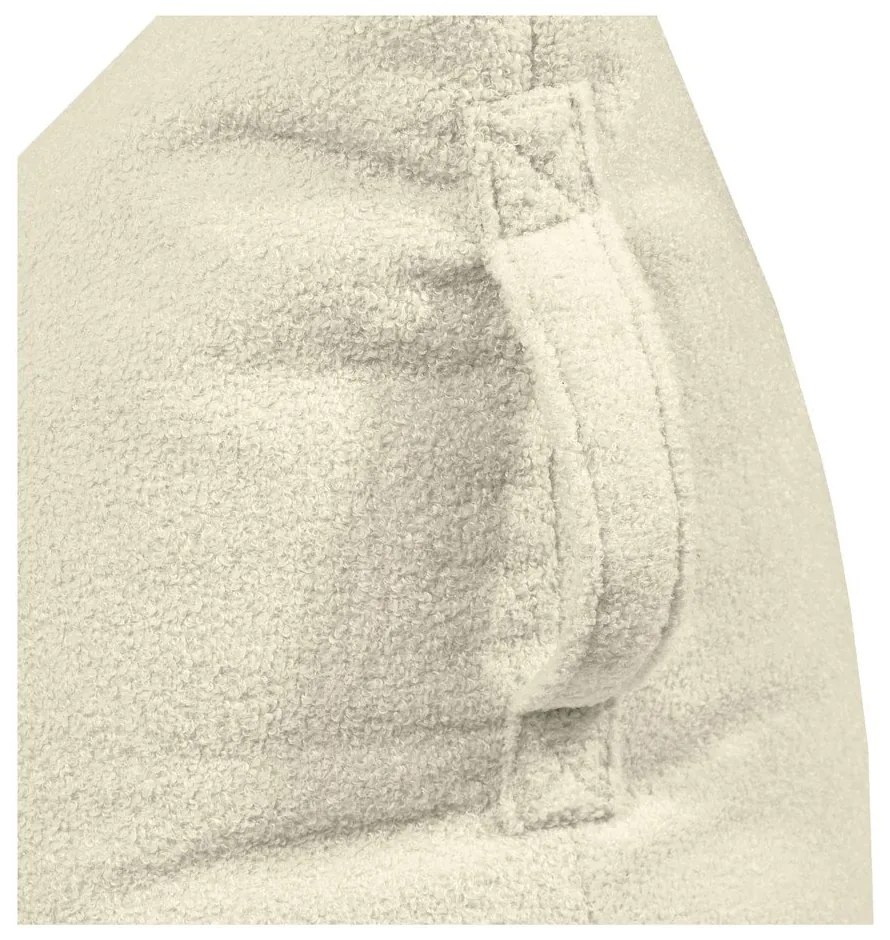 Pouf a sacco per bambini grigio chiaro con rivestimento in bouclé Razzy – SLOWDOWN