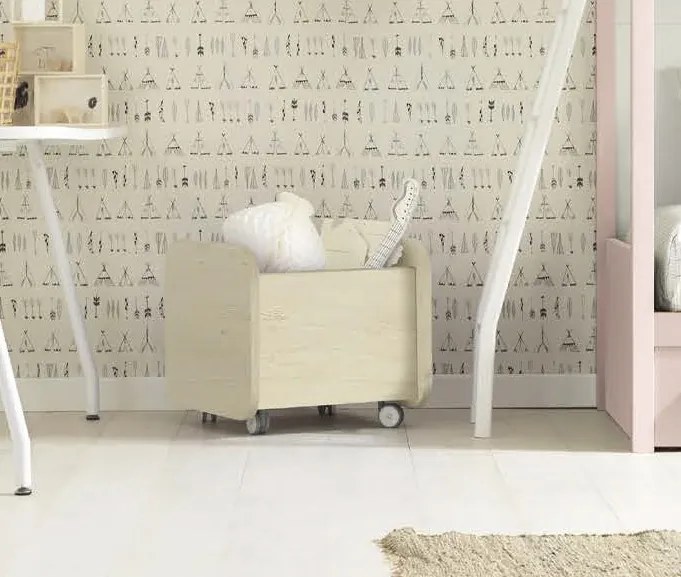 Cestone con ruote linea Airone disponibile in 3 misure