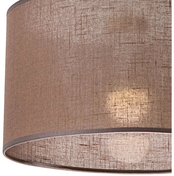 Lampadario a sospensione con filo SIRJA 1xE27/60W/230V marrone