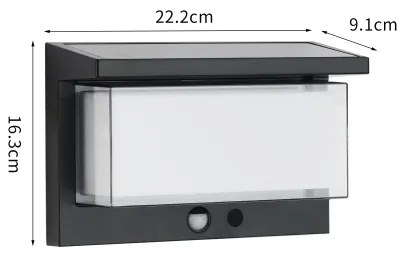 Brilagi - Lampada solare LED con sensore SUN LUME LED/10W/3,7V 4000mAh IP44