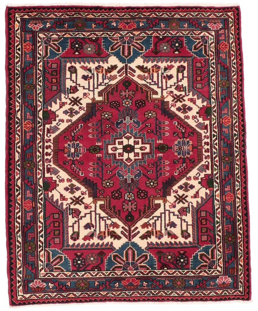 Tuyserkan Tappeto persiano 150x120 Beige (Iran) Annodato A Mano