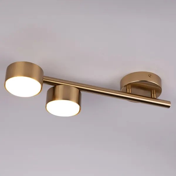 Faretto PUNTO 2xGX53/12W/230V oro