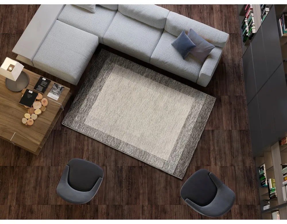 Tappeto grigio 190x250 cm Delta - Universal