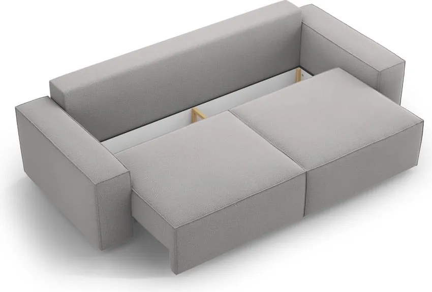 Divano letto grigio chiaro 247 cm Jodie - Micadoni Home
