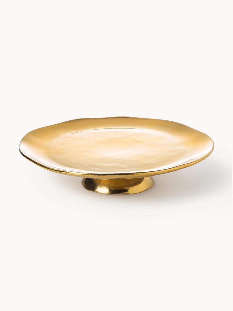 Alzatina in porcellana Gold Irregular Edge