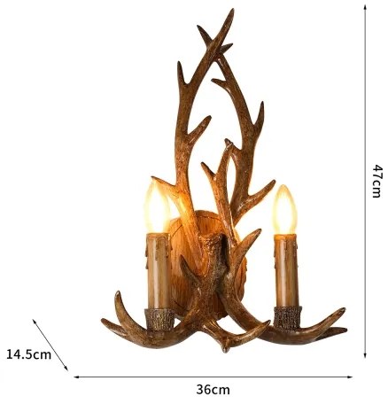 Brilagi - Applique DEER 2xE14/10W/230V