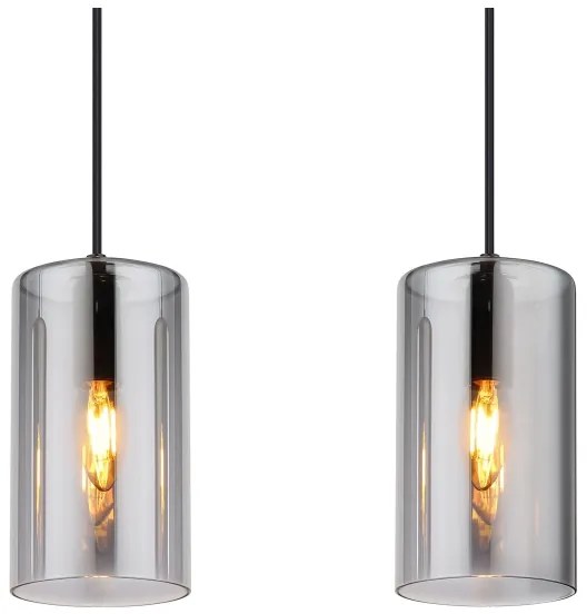 Globo 21002-3H - Lampadario a sospensione con filo OLLY 3xE14/25W/230V nero