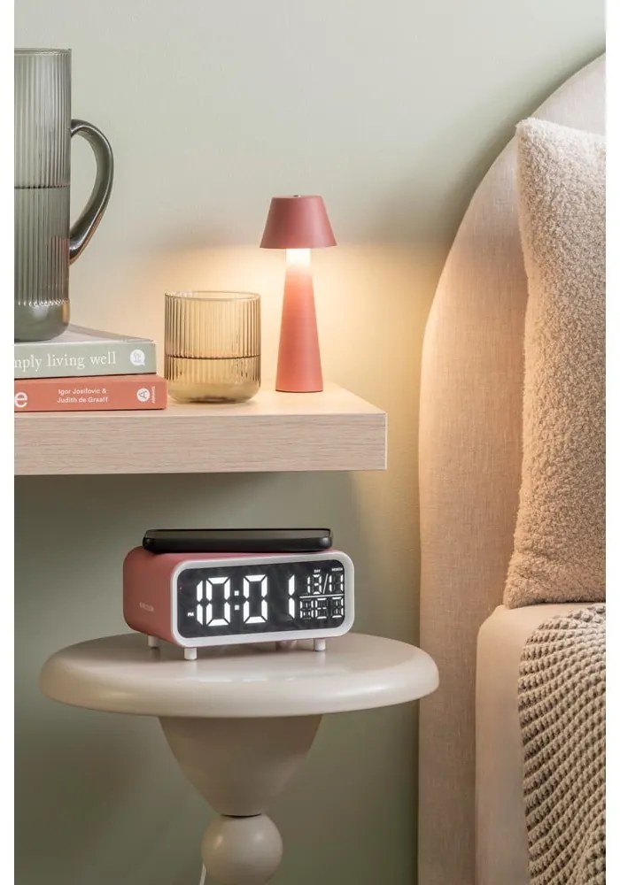 Sveglia digitale con ricarica wireless Chunky LED – Karlsson