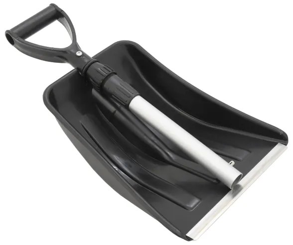 Pala da neve telescopica nero/grigio