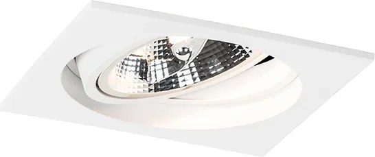 Set di 6 Faretto da incasso moderno bianco orientabile - CHUCK 111