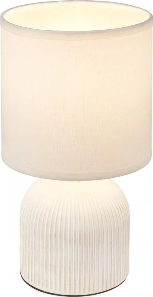 Brilo - Lampada da tavolo INO 1xE14/10W/230V bianca