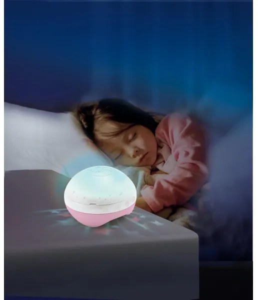 Infantino - Giostrina 3 in 1 con melodia, 3xAAA, rosa, per culla