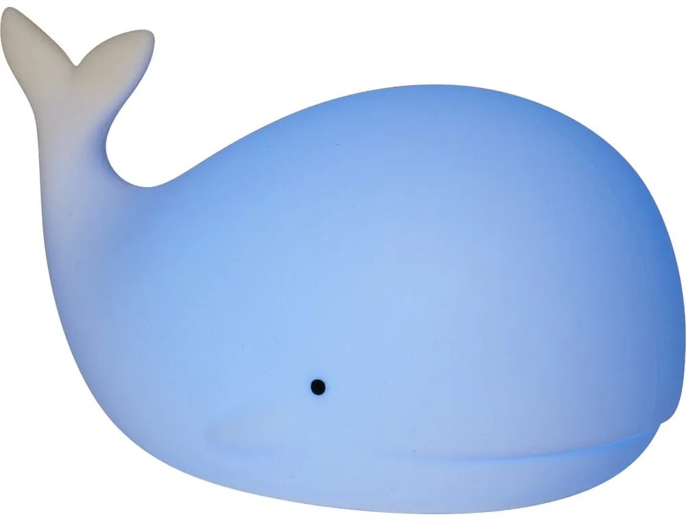 Luce notturna bianca a LED per bambini Whale – Star Trading