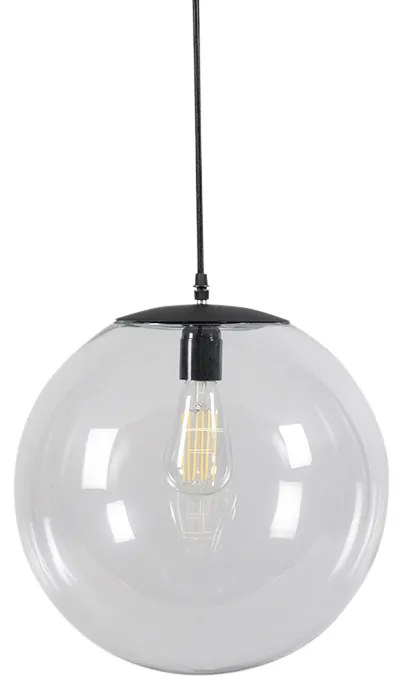 Lampada a sospensione Smart Trasparente 35 cm con lampadina WiFi A60 - Pallon