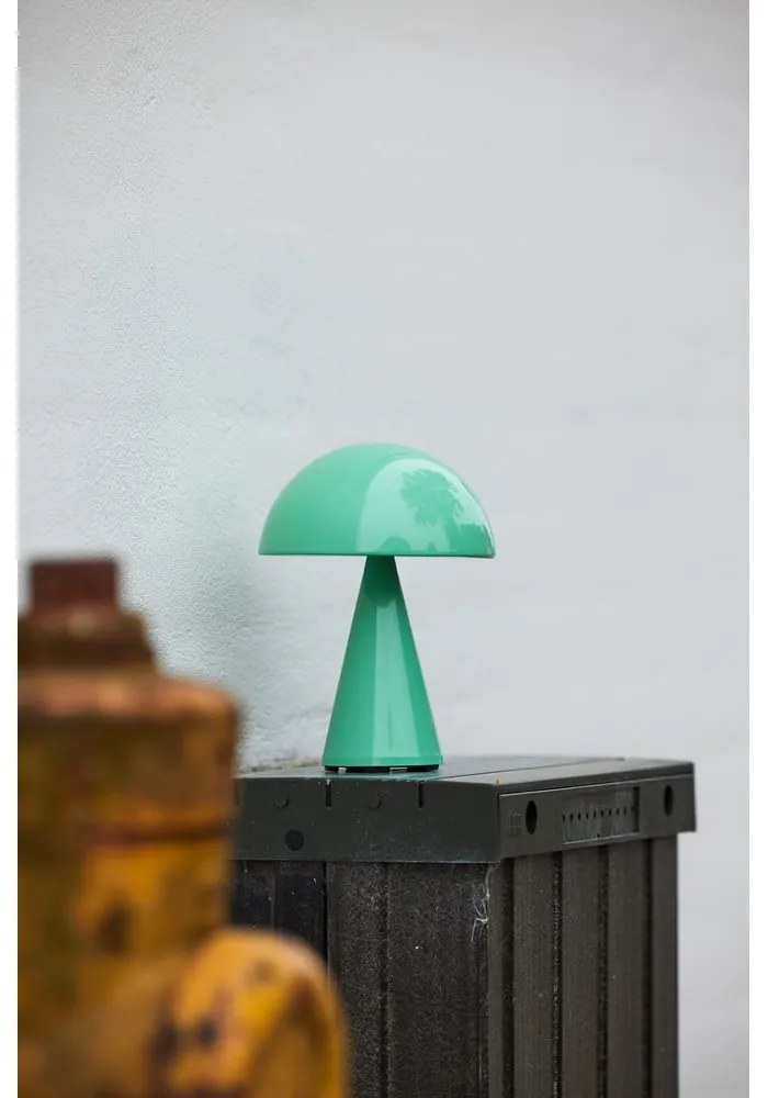 Lampada da tavolo LED dimmerabile color menta (altezza 20 cm) Mush - Hübsch