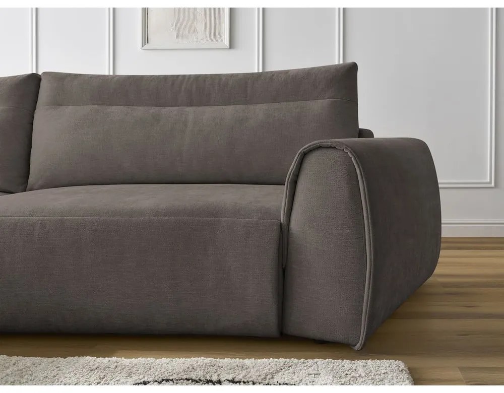 Divano angolare marrone Aden – Bobochic Paris