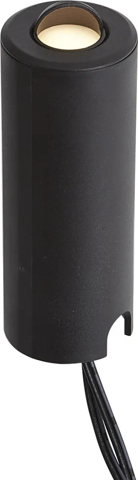 Faretto da terra 12V nero con LED IP67 - Voltaire Linsey