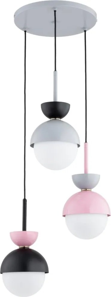 Lampadario a cavo IRSA 3xE27/15W/230V multicolore