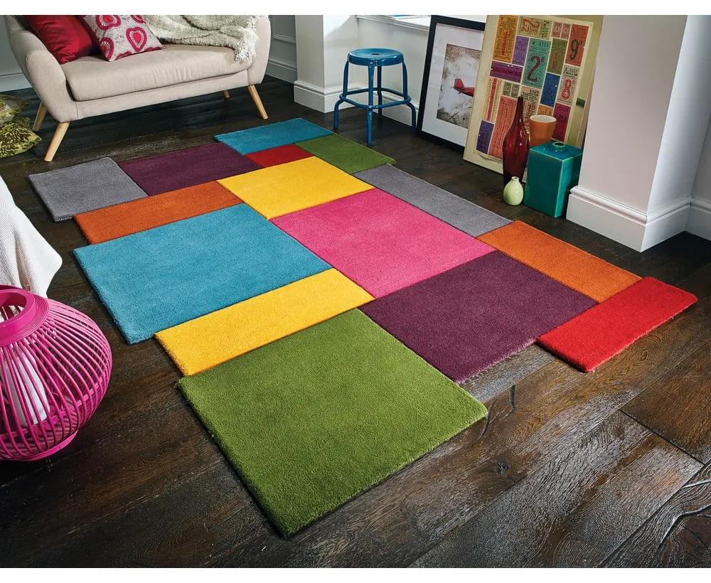 Tappeto in lana 150x240 cm Collage - Flair Rugs