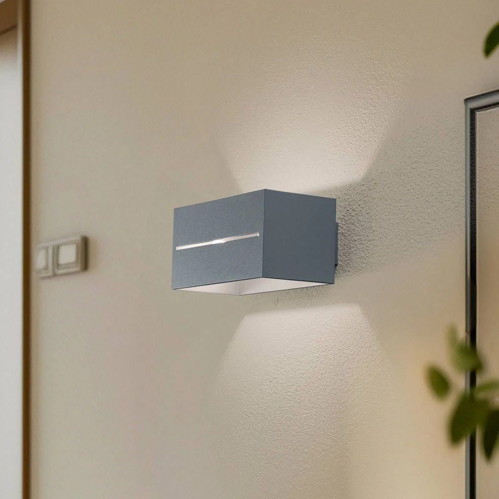 Euluna Aceline applique, up- e downlight grigio