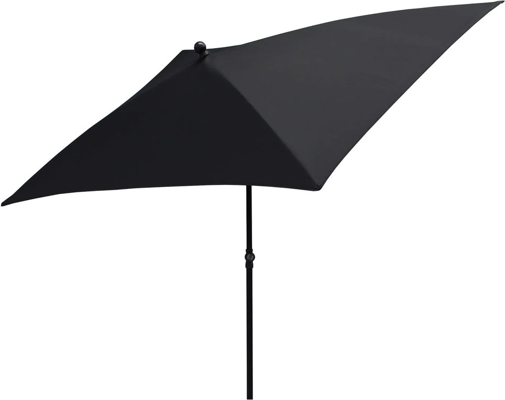 Ombrellone da Giardino 2,4x1,5 m Palo Ø27 mm in Acciaio Maffei Kronos Antracite...