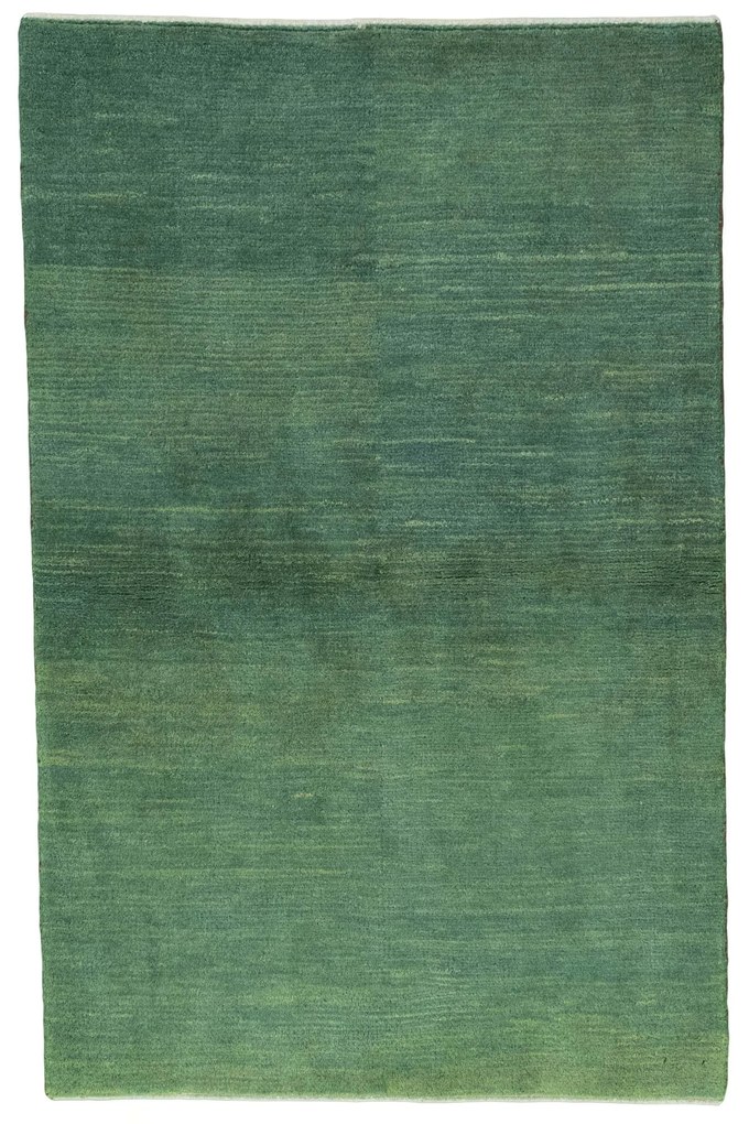 Gabbeh Tappeto 190x120 Verde (Iran) Annodato A Mano