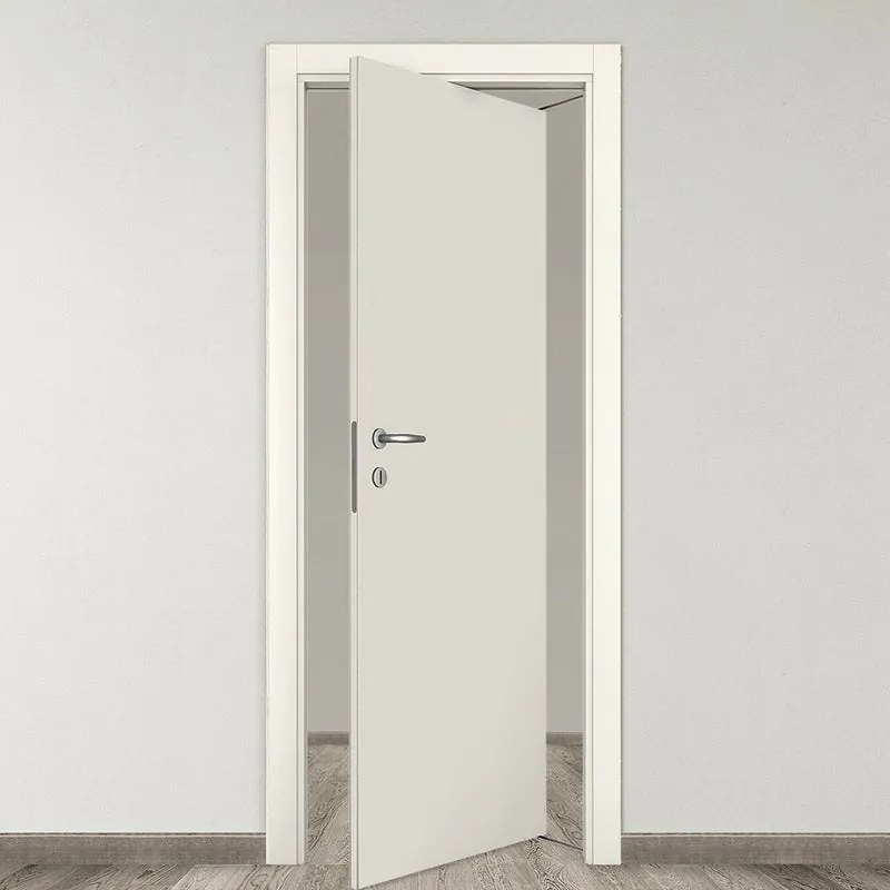 Porta tamburata rototraslante Word bianco L 80 x H 210 cm destra