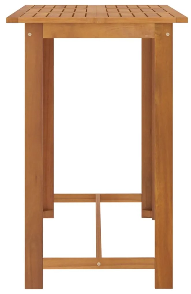Set bar da giardino 7 pz con cuscini marrone