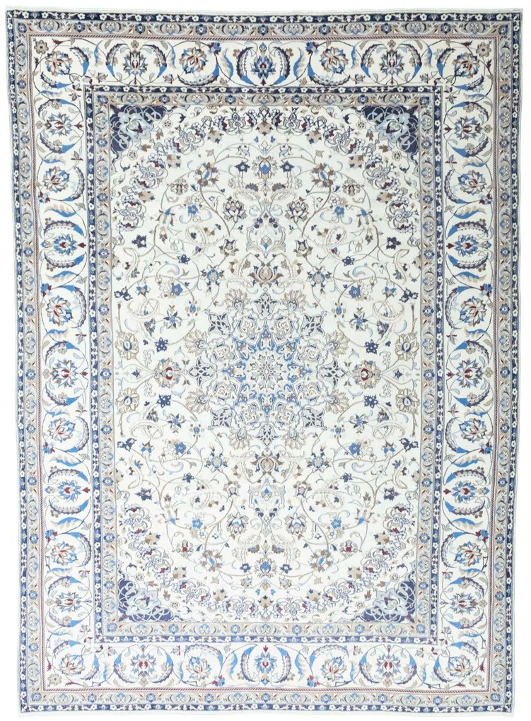 Nain Tappeto persiano 350x250 Beige (Iran) Annodato A Mano