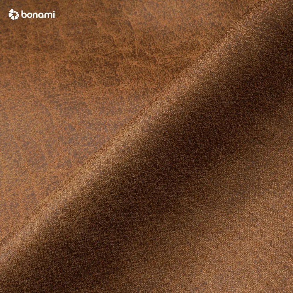 Divano in similpelle marrone 216 cm Rate - Scandic