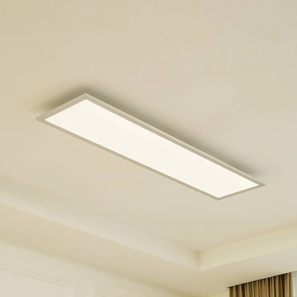 Plafoniera a LED Lyndra Arcchio, dimmerabile, Alluminio / Grigio / Zincato, Soggiorno / Sala da pranzo, Alluminio, Moderno, Plafoniera LED