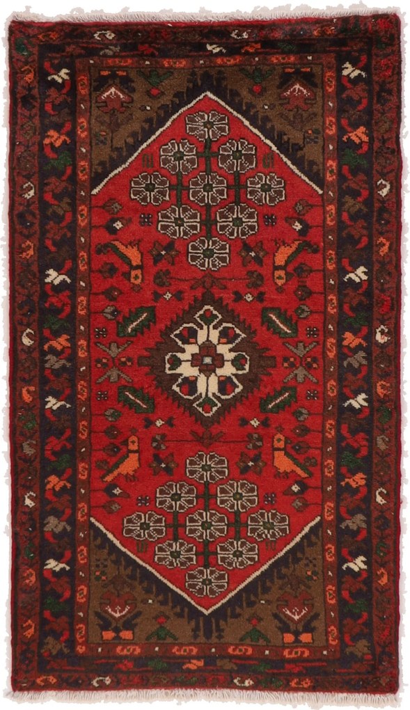 Hamedan Tappeto persiano 130 x 70 (Iran) Annodato A Mano