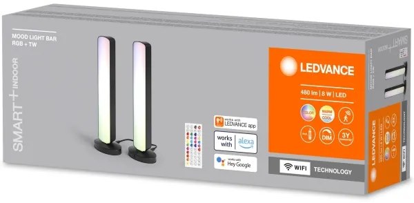 Ledvance - SET 2x LED RGBW Lampada da tavolo dimmerabile MOOD LIGHT LED/4W/230V + +TC