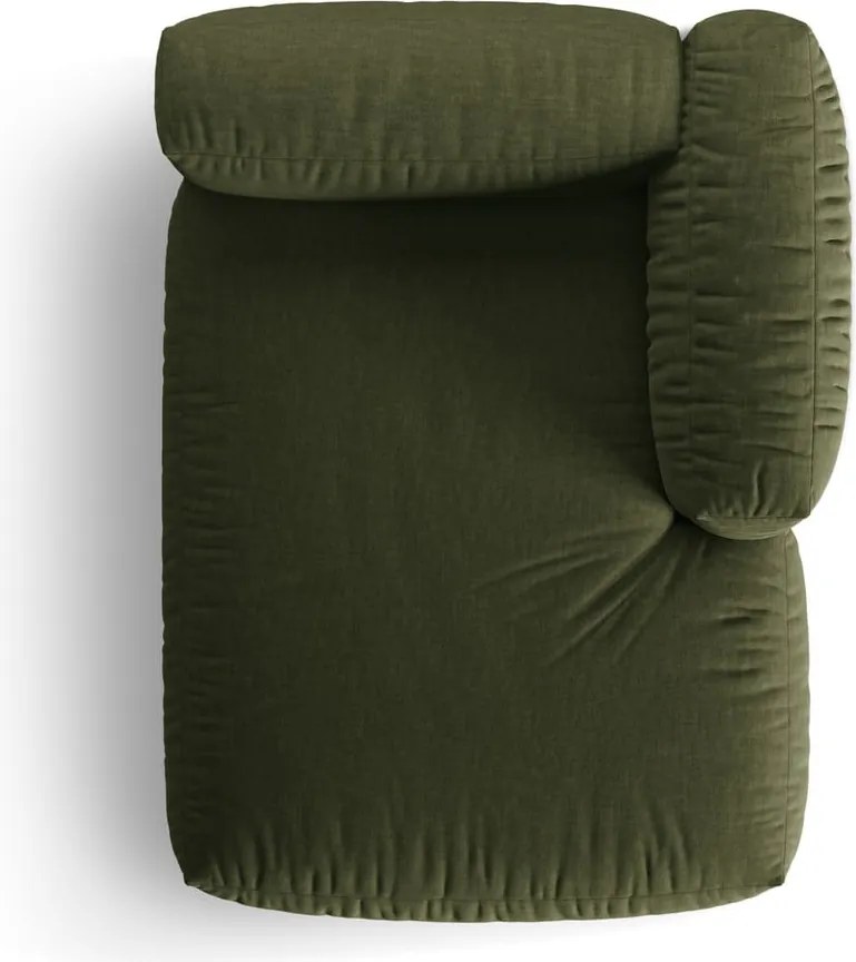 Modulo divano verde (angolo destro) Martina - Micadoni Home