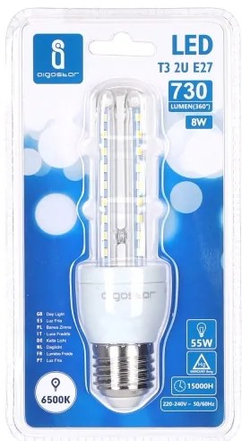 Lampadina LED B5 E27/8W/230V 6500K - Aigostar