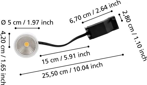 Eglo 902335 - Modulo LED dimmerabile PUCK LED/6,4W/230V 4000K