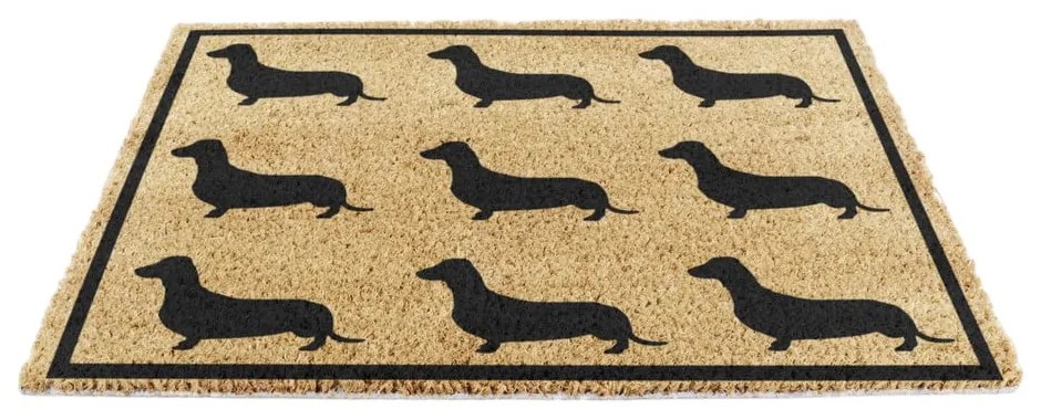 Zerbino in cocco 40x60 cm Dachshund - Artsy Doormats