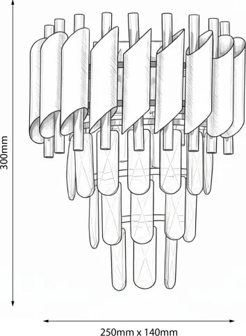 Brilagi - Applique ECLIPSE 2xE14/10W/230V nero/oro