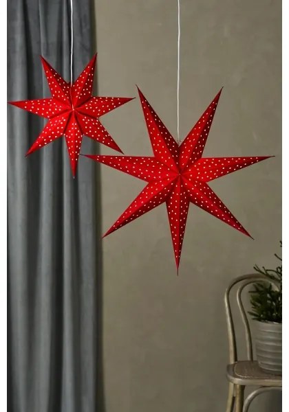 Markslöjd 705608 - Decorazione natalizia BLINK a LED, 0,2 W, 3x AA, diametro 45 cm, rossa