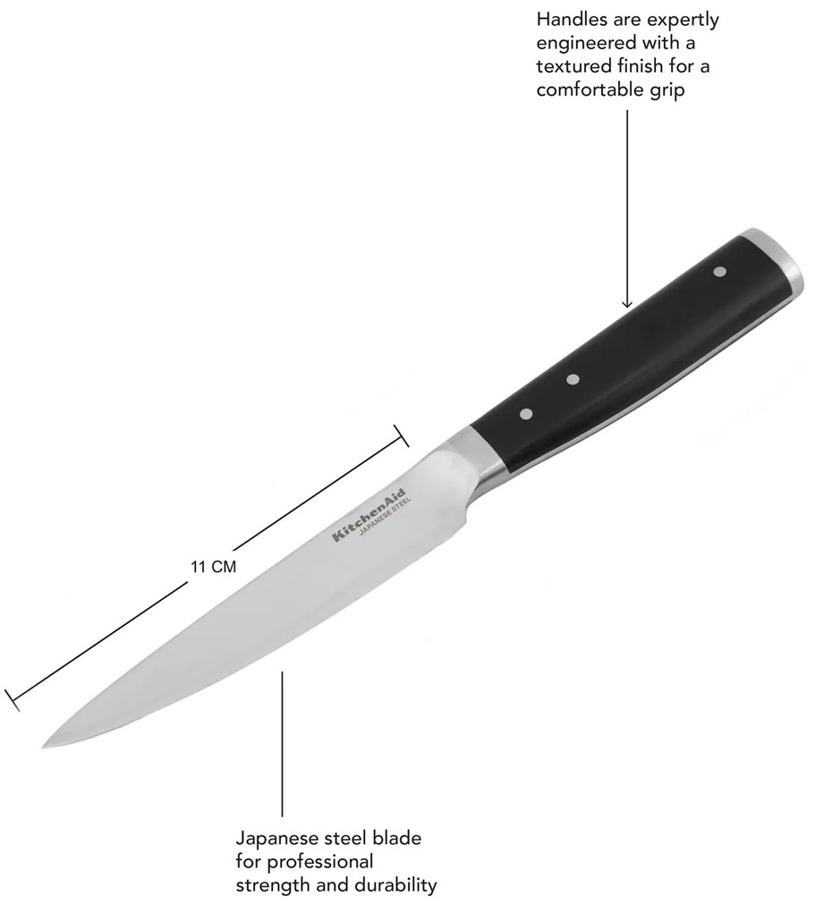 Coltello multiuso 11 cm KitchenAid con coprilama